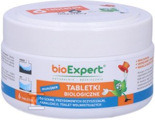 BIOEXPERT Tabletki Biologiczne 6 szt. do szamb i oczyszczalni ścieków