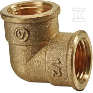 ONNLINE Kolanko Twist 1/2" Mosiądz 6042380