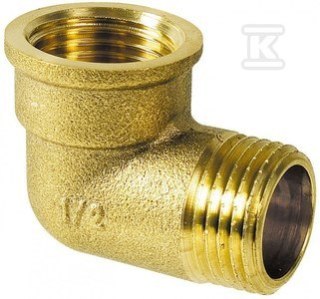 ONNLINE Kolanko Twist 1/2&#039;&#039; Mosiądz 6042100