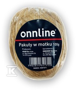 ONNLINE Pakuły Lniane Uszczelniające 100g