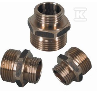 Nypel redukcyjny mosiężny 1/2x3/8" Onnline (HAO427)