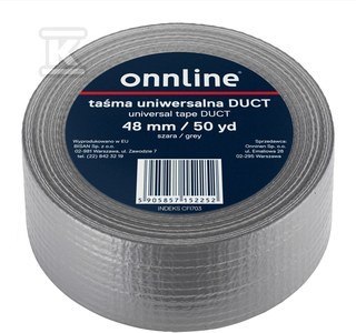 ONNLINE Taśma do otulin DUCT Szara