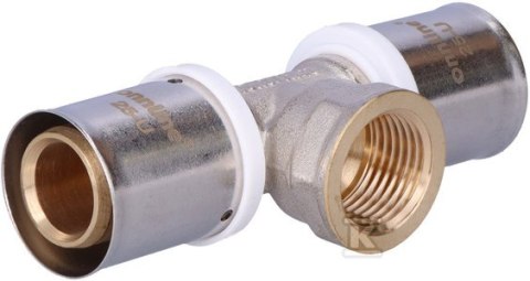 Trójnik zaprasowywany GW 25mm x 1/2" profil U Onnline (ZTW2512_ON) Trójnik zaprasowywany GW 25mm x 1/2" profil U Onnline (ZTW2512_ON)