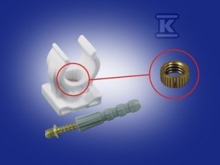 Uchwyt pojedynczy Onnline z dwugwintową śrubą
