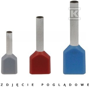 ERGOM Końcówka kablowa HI 2X4/12 (100 SZT.) E08KH-02020102101