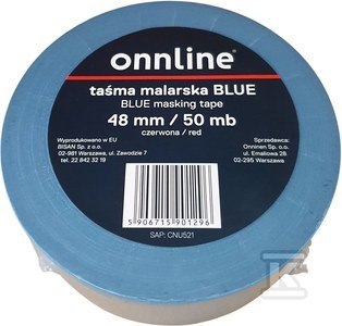 ONNLINE Taśma malarska BLUE 48mm/50mb (CNU521)