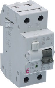 ETI Wyłącznik różnicowoprądowy KZS-2M AC C10/0.03A - 002173122