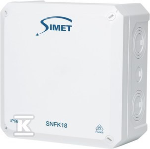 SIMET Puszka instalacyjna SNFK18 IP66 BIAŁY