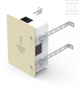 ELKO-BIS Skrzynka do złącz odgromowych 68.4 Kremowa regulowana