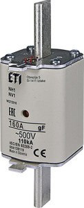 ETI Wkładka topikowa NH1/WT-1 gF 160A/500V 004139119