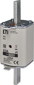 ETI Wkładka topikowa KOMBI NH1 GG 160A/800V 004184490