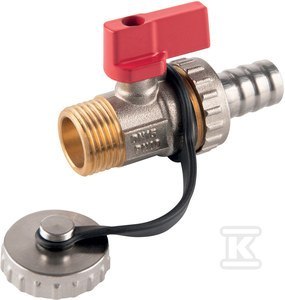 Kulowy zawór spustowy F-Comfort 3/8" ZSSN10