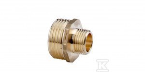 FERRO N15Z Nypel redukcyjny mosiężny 5/4"x1" żółty