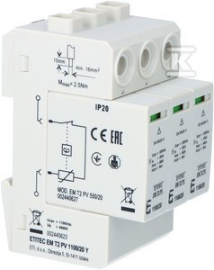 ETI Ogranicznik przepięć T2 PV 1100/20 Y