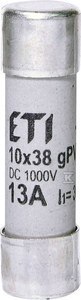 ETI Wkładka cylindryczna gPV 13A/1000V DC 10x38 mm