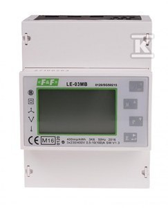 Trójfazowy licznik energii elektrycznej LE-03MB