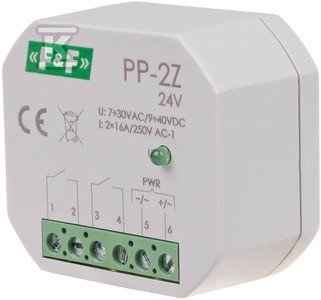 Przekaźnik elektromagnetyczny 2Z 16A 24VAC/40VDC