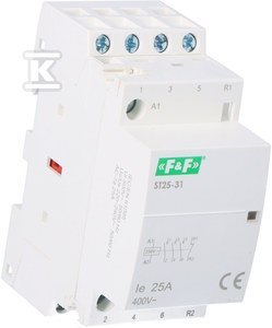 Stycznik Modułowy 3NO+1NC 230V AC 25A