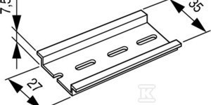 Montażowa szyna TS35X7,5 - SolidFix 7,5