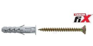 Kołek Montażowy FIX10+ z Wkrętami 10x60