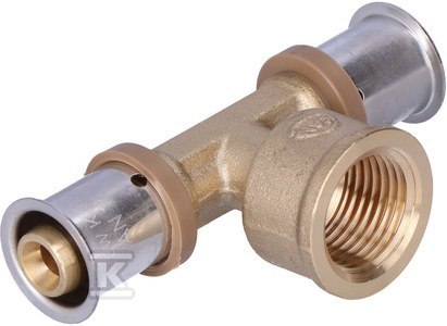 Trójnik 16 mm G1/2 GW Zaprasowywany Trójnik 16 mm G1/2 GW Zaprasowywany