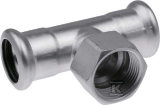 Trójnik INOX 42mm z gwintem 1 calowym