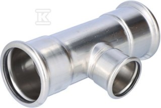 Trójnik Inox Reducer 76.1x54.0x76.1