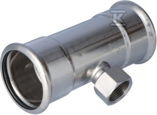 Trójnik Inox 54mm z gwintem 3/4"