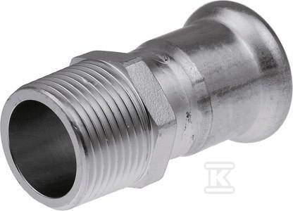 Złączka Inox GZ 35x1/2" Press Pro