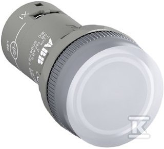 "Lampka LED 24V AC/DC Biała"