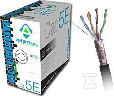 Kabel FTP 4x2x24AWG Żelowy Outdoor 5E