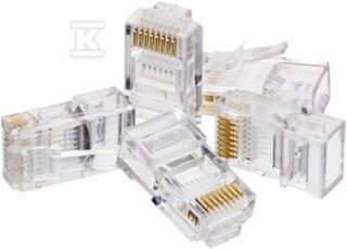 Zestaw 100 Wtyków RJ45 KAT.5E UTP