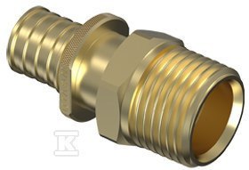 Złączka GZ MX C/Z Woda PN10 16X3/4" Złączka GZ MX C/Z Woda PN10 16X3/4"