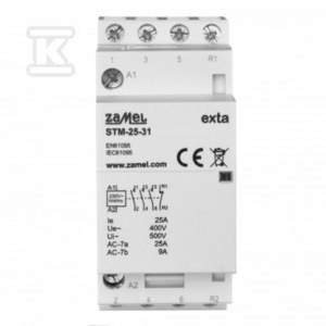 Inteligentny stycznik 25A 3NO 1NC STM