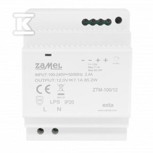 Zasilacz ZTM 100W 12V Pro Plus