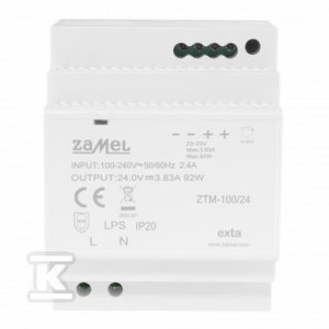 Zasilacz 100W 24V ProPower ZTM-100