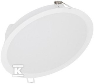 Downlight LED 18W IP44 190mm Biały