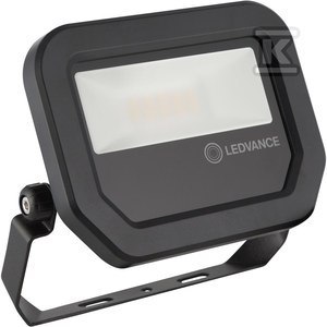 "LED Floodlight 10W 4000K Black Sym"