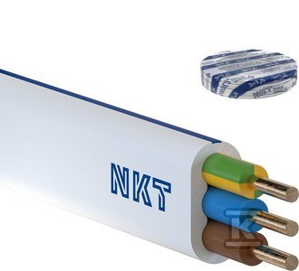 Przewód NKT Instal 3x1,5mm 750V ŻO