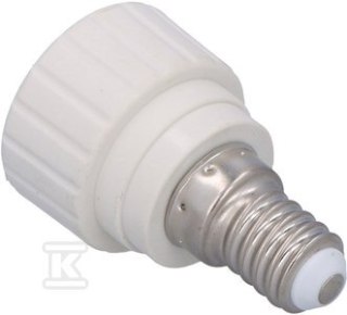 Adapter E14 do GU10 - Gniazdo Przejściowe