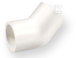 KOLANO 45° PVC 1 1/2" KW/KW