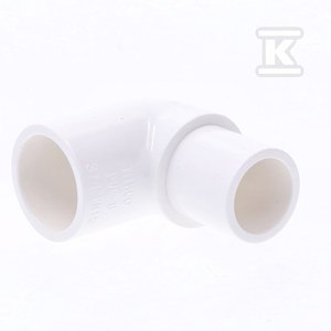 Kolano PVC 3/4" do instalacji nypelnych