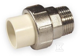 Złączka Śrubowa PVC-C 1/2" Metalu-Plastiku