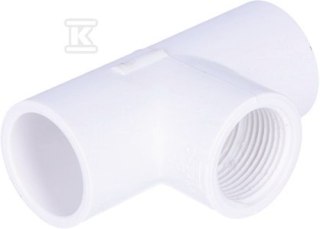 Adapter Trójnik PVC 3/4" Nakrętny KW/GW