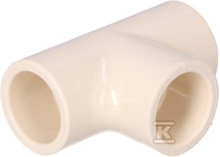 Trójnik PVC-C 1/2" Równoprzelotowy KW/KW/KW