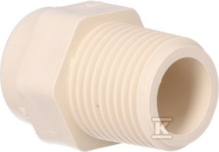 Złącze Wkrętne PVC-C 1/2" KW/GZ