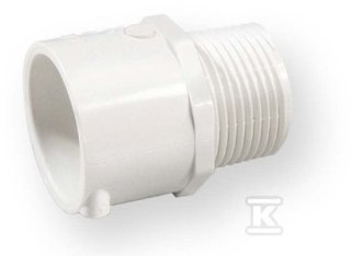 Wkrętna Złączka PVC GW/KW 1"