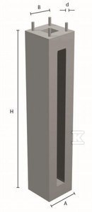 Fundament D16/140 - Stabilna Podstawa 4XM20