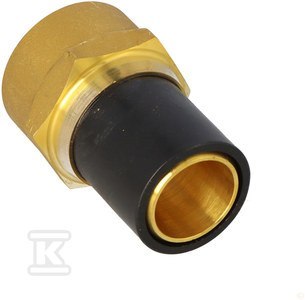 Adapter PE-Mosiądz D40X1 1/4" SDR11