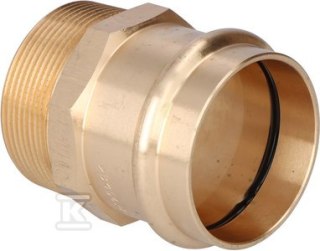 Adapter Mosiężny GZ 54x2 BPRESS CU